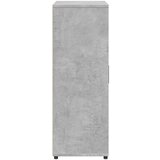 vidaXL Komoda 2 kosa betonsko siva 60x31x84 cm inženirski les | Shoptok.si