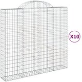  Lučne gabionske košare 10kom 200x50x180/200cm pocinčano željezo | Eponuda.com