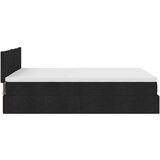vidaXL Otomanski okvir kreveta s madracem crni 140x200cm od tkanine | shoptok.hr