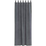  Zavjese za zamračivanje 2 kom. Svjetlosiva 140 x 245 cm Baršun | shoptok.hr
