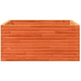 vidaXL Vrtna sadilica voštano smeđe boje 100x100x46 cm od borovine | shoptok.hr