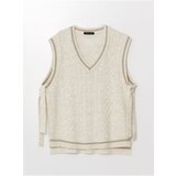 LC Waikiki V-Neck Self-Patterned Women's Knitwear Sweater | ePonuda.com