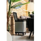 DEA HOME Plastičen koš za smeti na dotik v srebrni barvi 60 l Berlino – | Shoptok.si