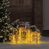  Poklonska kutija 3 pcs Topla bijela 20 x 20 x 20 cm PET Cijene
