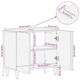 vidaXL Omarica za umivalnik s shranjevanjem večbarvno 62 x 33 x 58 cm | Shoptok.si