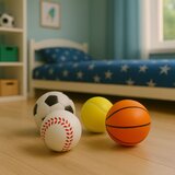  Set sportskih lopti od mekane pjene 6 cm - 4u1 | Shoptok.si