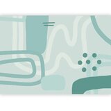  Foto tapeta - Geometric forms and patterns - abstract background with turquoise patterns 400x280 | shoptok.hr