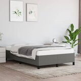 Maison Chic Posteljni okvir - Dvoposteljna postelja - Zakonska postelja brez vzmetnice temno siv 120x200 cm blago-J12862, (21763378) | Shoptok.si