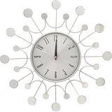 Zidni sat srebrni 40 cm metalni | shoptok.hr