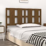  Uzglavlje za krevet boja meda 140,5x4x100 cm masivna borovina | shoptok.hr