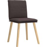  Jedilni stoli 4 kosi temno rjavo blago, (21832390) | Shoptok.si