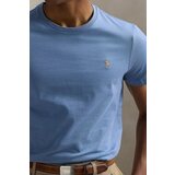 Polo Ralph Lauren Majice s kratkimi rokavi T-SHIRT AJUSTE EN COTON Modra | Shoptok.si