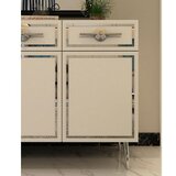 Hanah home Komoda Belly KB150 White Silver