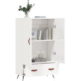 Visoka komoda sjajna bijela 69,5x31x115 cm konstruirano drvo | Eponuda.com