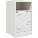 Furnova Nočna omarica bela 34,5x39x62 cm jeklo, (21926461) | Shoptok.si