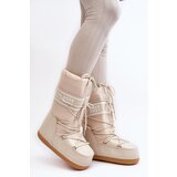 Boto Women's High Snow Boots Beige Venila | Shoptok.si