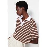 Trendyol T-Shirt - Brown - Relaxed fit | Shoptok.si