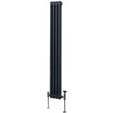 Monster tradicionalni radiator z 2 stolpcema - 1800 x 202 mm - antracitno siva, (21569875) | Shoptok.si