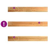  Okenske police 2 kosa svetlo rjava 160x20x2 cm trdna hrastovina | Shoptok.si