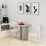 vidaXL Bistro stol siva boja betona 60 x 60 x 75 cm od iverice Cijene