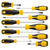 VERK_GROUP Set 10 magnetnih izvijačev, (20400174) | Shoptok.si