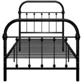  Okvir za krevet crni metalni 90 x 200 cm | shoptok.hr