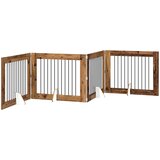  Vrata za pse s postoljem 4 pcs Staro drvo 100 x 80 cm | Eponuda.ba