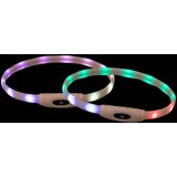 Trixie ogrlica za pse svjetleća USB silikon XS-XL multicolor | shoptok.hr