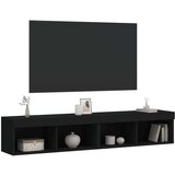 vidaXL TV omarice z LED lučmi 2 kosa črna 80x30x30 cm | Shoptok.si
