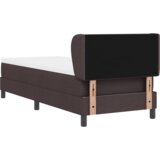  Box Spring postelja z vzmetnico temno rjava 80x200 cm tkanina, (22051138) | Shoptok.si