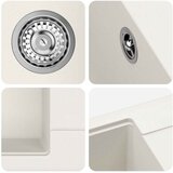  Umivaonik Bijelo 560 x 460 mm 80% kvarc i 20% smola | shoptok.hr