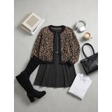 Sinsay Кардиган з домішкою віскози з леопардовим принтом | shoptok.hr