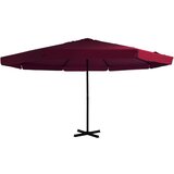  Vrtni suncobran s aluminijskom šipkom 500 cm bordo | shoptok.hr