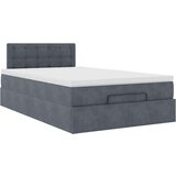 vidaXL Okvir kreveta s madracem tamnosivi 120x200 cm baršunasti | shoptok.hr