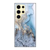  torbica silikonska print za samsung S928B galaxy S24 ultra blue gold marble Cene