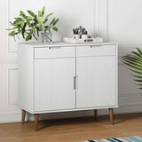  Komoda MOLDE bijela 90 x 40 x 80 cm od masivne borovine | shoptok.hr