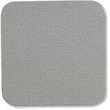 Kela SET PODMETAČA ZA ČAŠU KIMARA, 10x10x0,2cm PU-KOŽA SIVA 4/1 | shoptok.hr