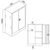 Hanah home Ormarić za skladištenje Js1002Sa žuta boja | ePonuda.com