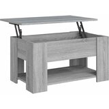  Stolić za kavu siva boja hrasta 79x49x41 cm konstruirano drvo | shoptok.hr