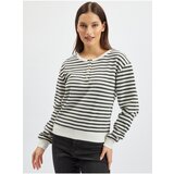 Orsay Black & White Ladies Striped Sweatshirt - Women Cene