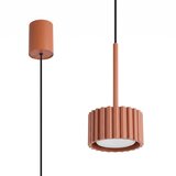 Sollux Viseča svetilka AURA 1 rdeči oker Gx53, (5000285040) | Shoptok.si