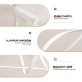 Brilagi led prigušiva prislonjen plafonski luster twister LED/60W/230V 3000-6000K bela + daljinski upravljač | Eponuda.com