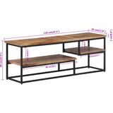 TV ormarić 110 x 30 x 39 cm od masivne obnovljene tikovine | Eponuda.com