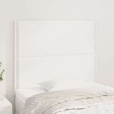  Posteljno vzglavje 2 kosa belo 100x5x78/88 cm umetno usnje, (20739624) | Shoptok.si