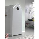 Vipack Bela/svetlo siva odprta otroška garderobna omara 115x171,5 cm CASAMI – | Shoptok.si