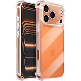 Oem Mayaxess, Ovitek za iPhone 17 Pro iz silikona z ojačanimi vogali, odporen na udarce, Prozorno, (5000208828) | Shoptok.si