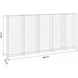  Gabionski zid s poklopcima od pocinčanog čelika 300x30x150 cm | Eponuda.com