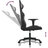 vidaXL Gaming stol črno in svetlo sivo blago | Shoptok.si