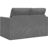  Podni kauč na razvlačenje 2-u-1 tamnosivi 122x204x55 cm baršun | shoptok.hr