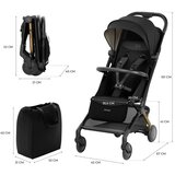 Kinderkraft kišobran kolica za bebe Pilot 2 Black | Eponuda.com